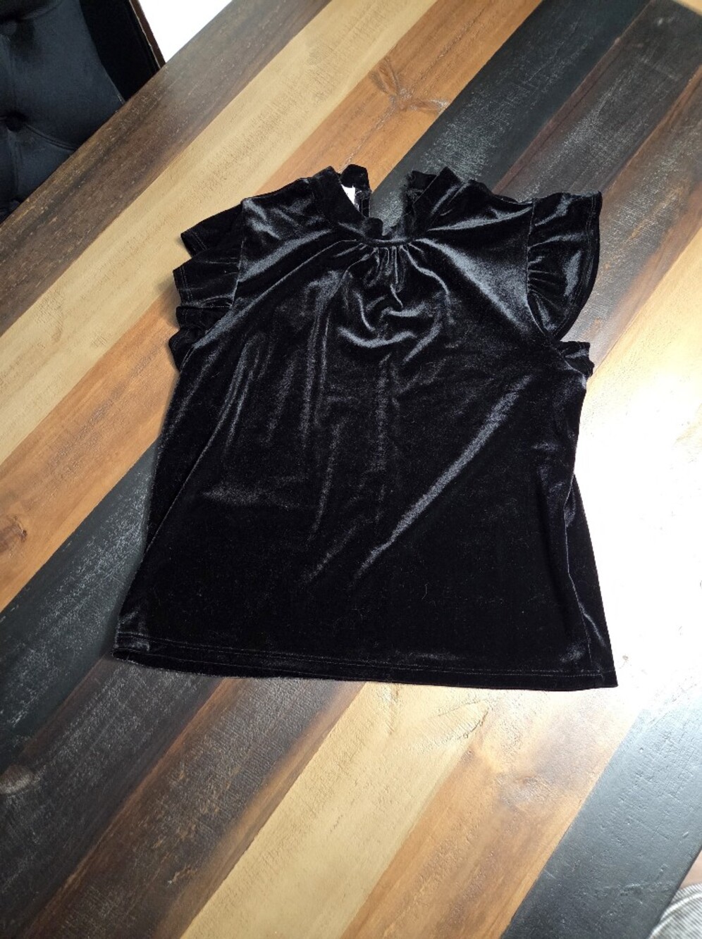 Black Velvet Top
